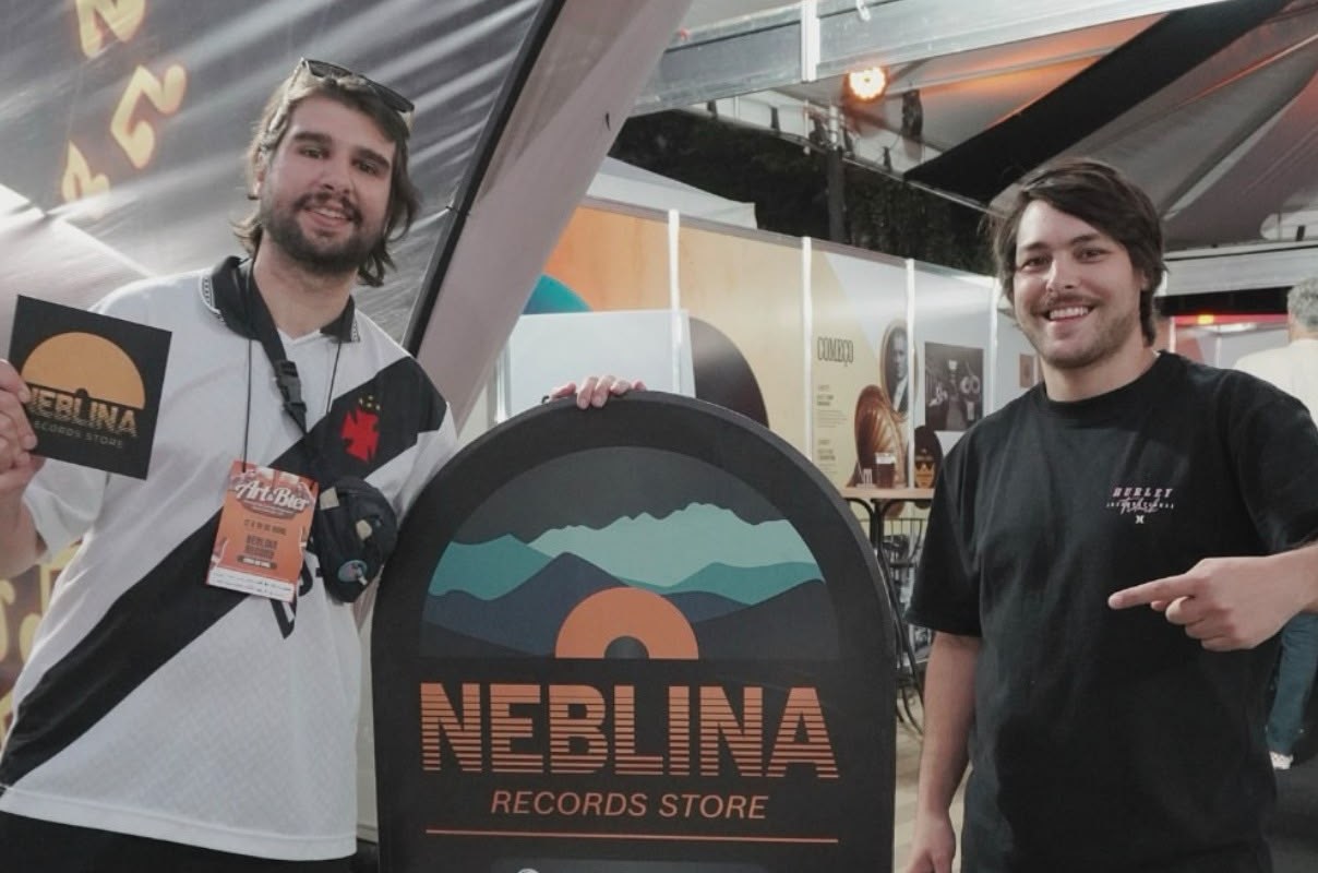 Yuri e Vitor, fundadores da Neblina Records